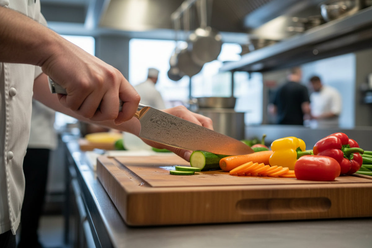 Couteau Japonais de Chef Akashi | Couteau de Cuisine Japonais Haut de Gamme | Kensei Kaizen™
