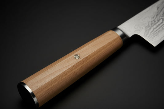 Couteau Japonais de Chef Matsu | Couteau de Cuisine Japonais Damas 67 Couches | Ultra-Tranchant