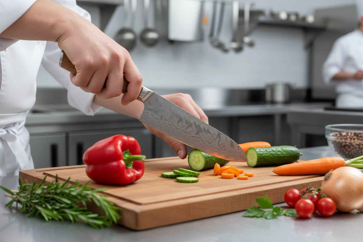 Couteau Japonais de Chef Miyazaki | Couteau de Cuisine Japonais Polyvalent | Kensei Kaizen™