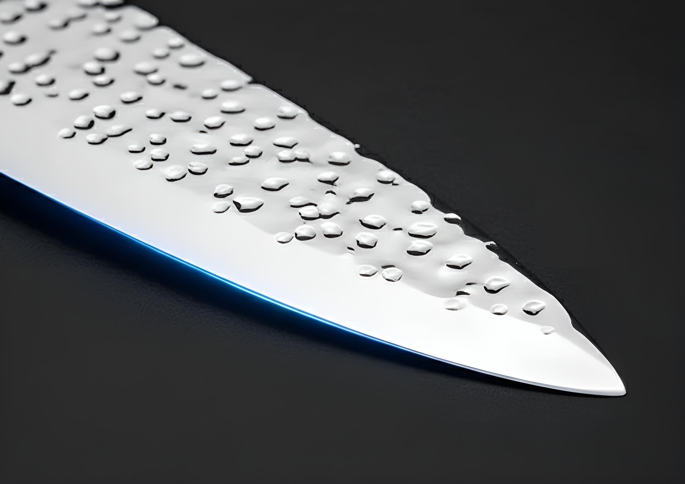 Ensemble de 15 Couteaux Kensei Kaizen™ avec Bloc Auto-Affûtant - Manche Bois Noir