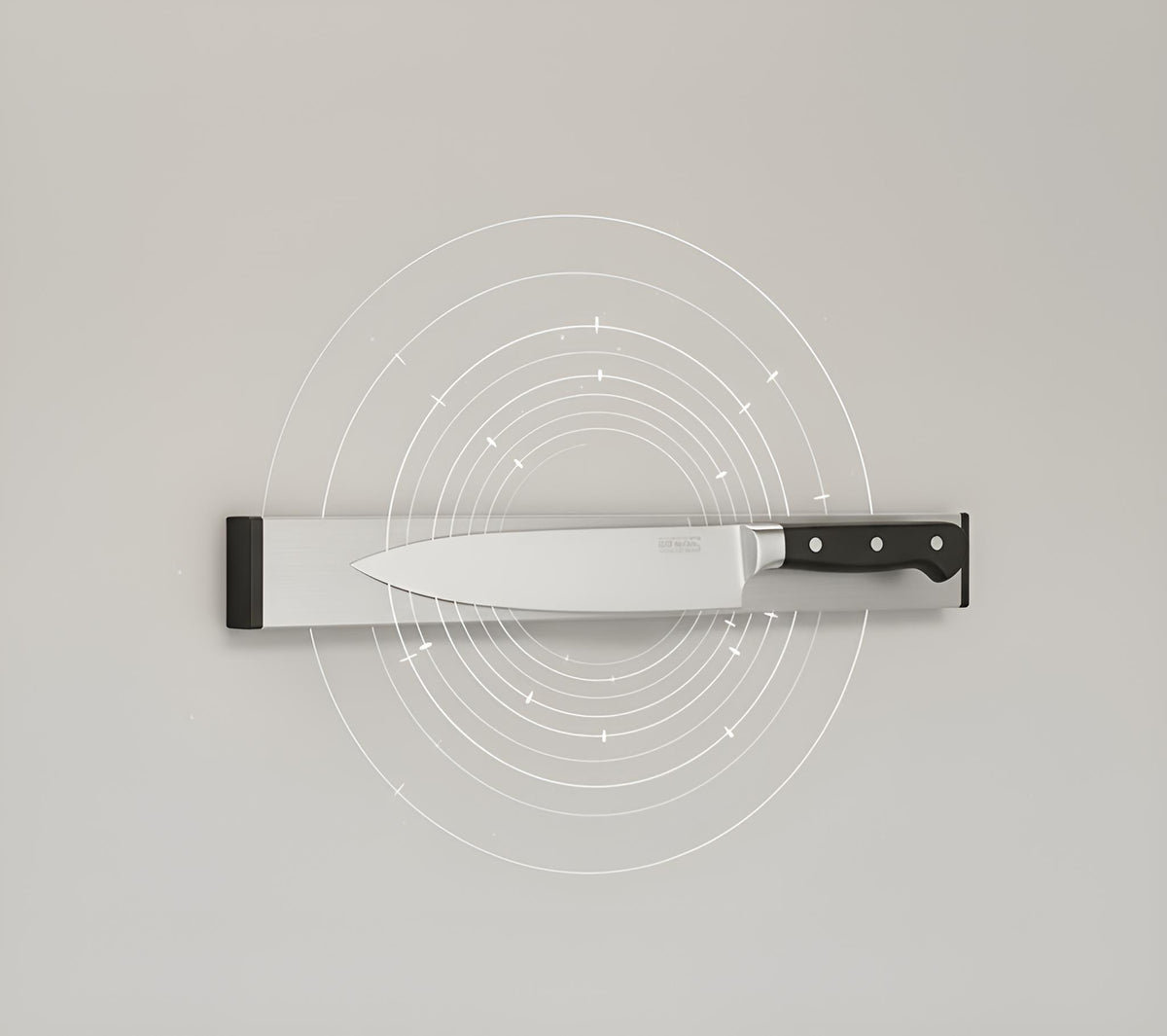 Kensei Kaizen™ Magnetischer Wandmesserhalter 40 cm Edelstahl 304