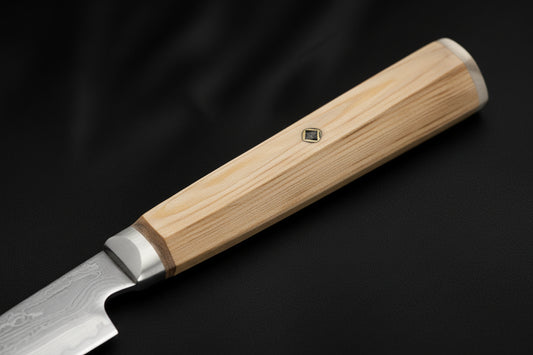 Couteau Japonais d’Office Matsu | Couteau de Cuisine Japonais Damas 67 Couches | Ultra-Précis