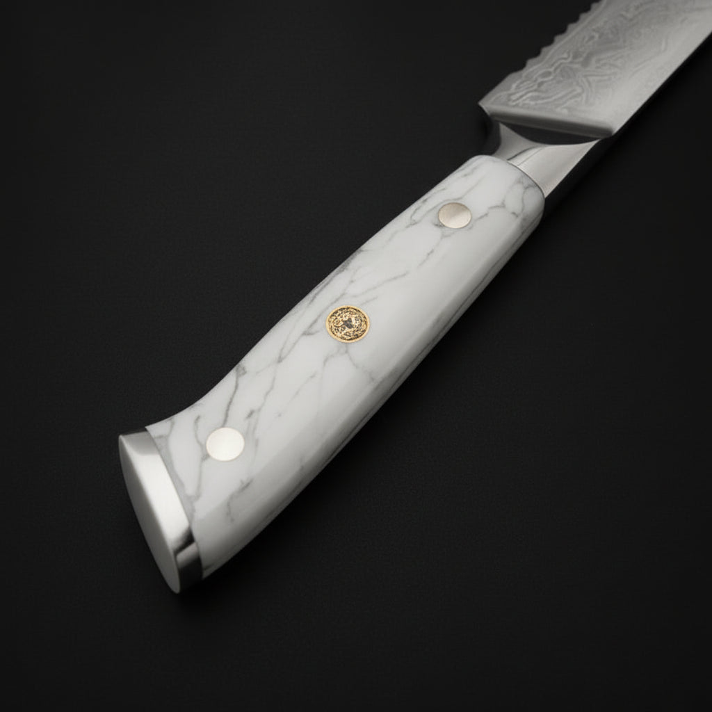 Couteau Japonais à Pain Akashi | Couteau de Cuisine Japonais Précision | Kensei Kaizen™