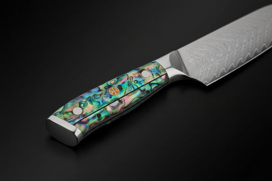 Couteau Japonais Santoku Nagasaki | Couteau de Cuisine Japonais Polyvalent | Kensei Kaizen™