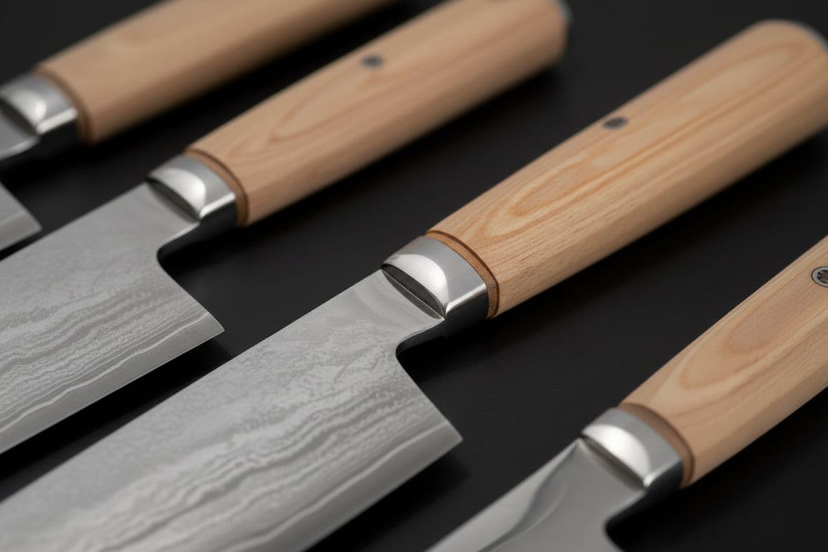 Set mit 6 japanischen Messern – Matsu-Kollektion
