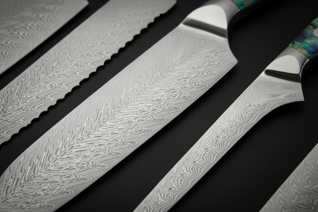 Nagasaki 6-teiliges japanisches Messerset | Hochwertige japanische Küchenmesser | Kensei Kaizen™