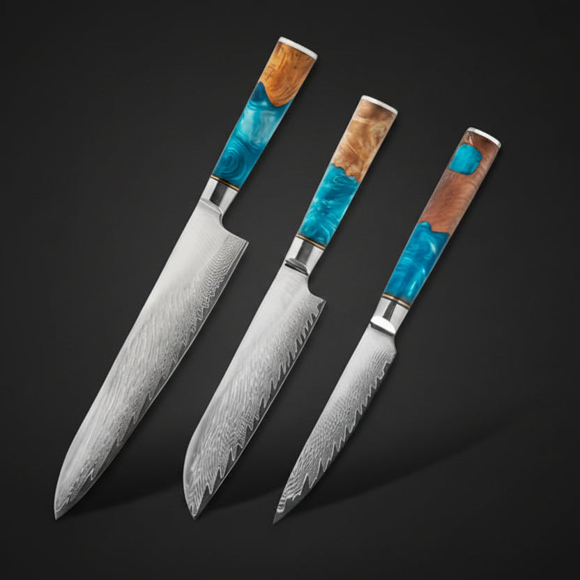 Set mit 3 japanischen Messern – Niigata-Kollektion