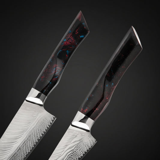 Set de 2 Couteaux Japonais Akita | Couteaux de Cuisine Japonais Premium | Kensei Kaizen™