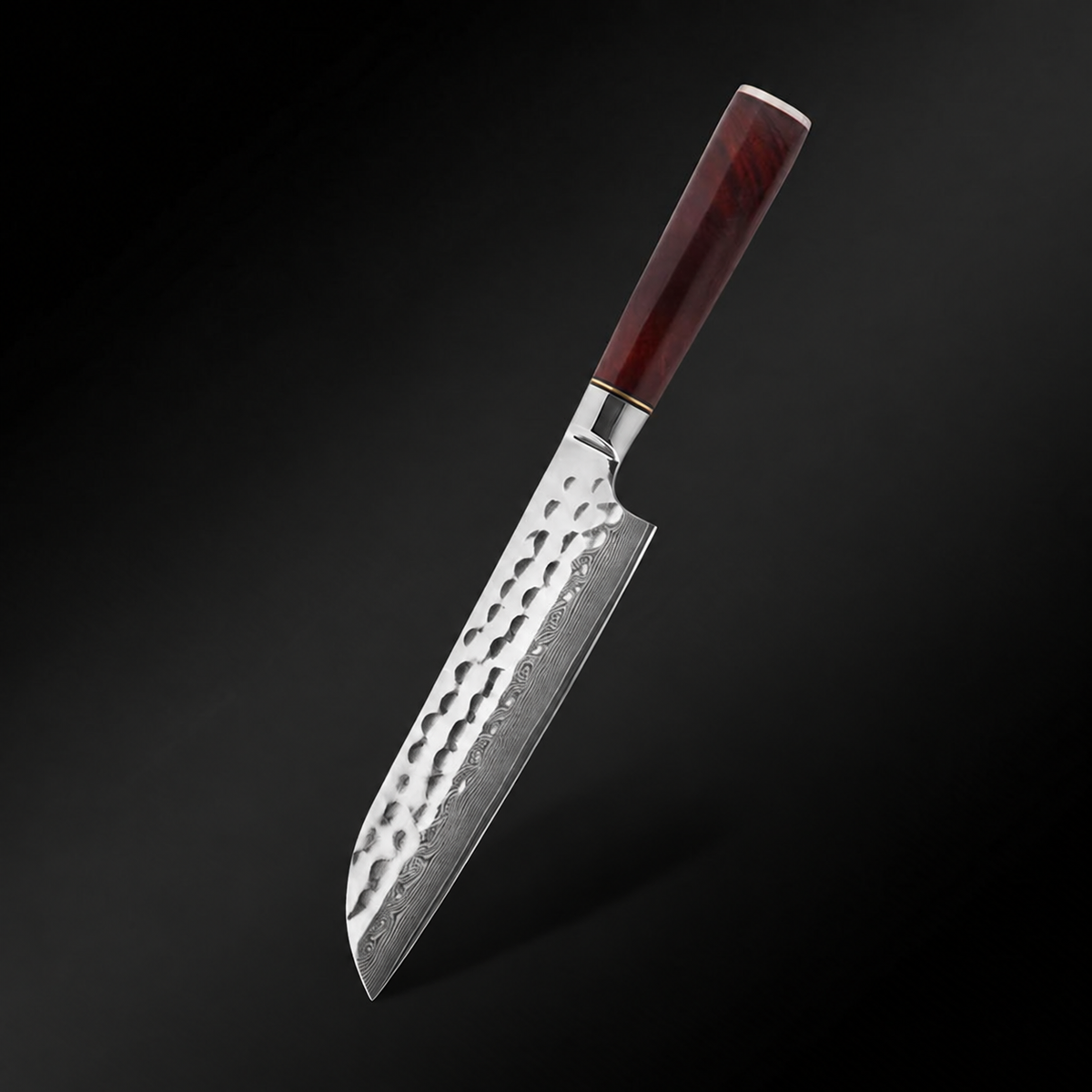Couteau Japonais Santoku Sakoma | Couteau de Cuisine Japonais Polyvalent | Kensei Kaizen™