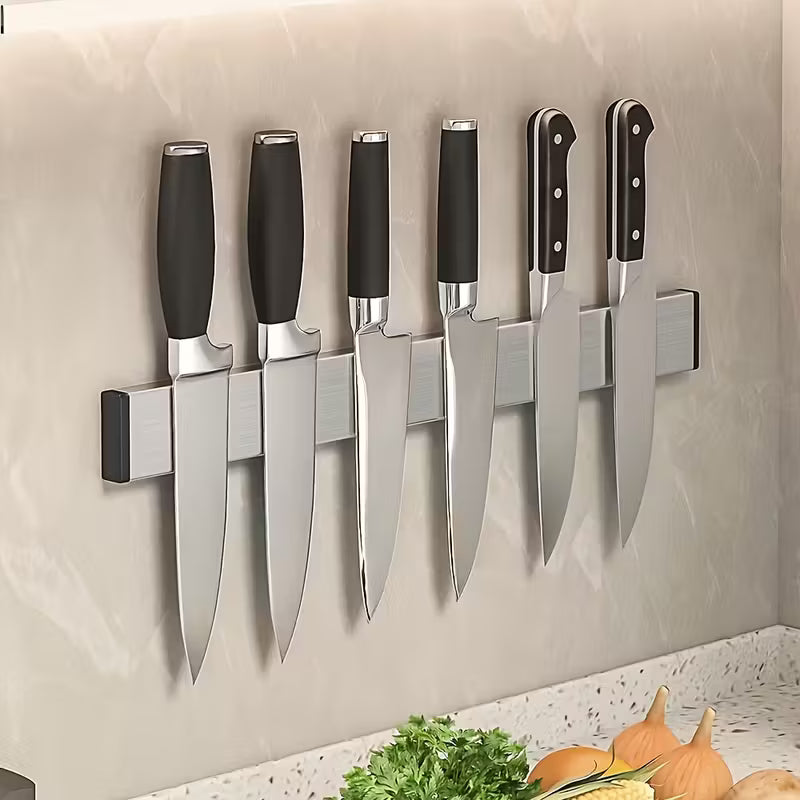 Mugen Magnetic Bar – Porte-Couteaux Mural Magnétique Kensei Kaizen 40cm | Acier Inoxydable 304