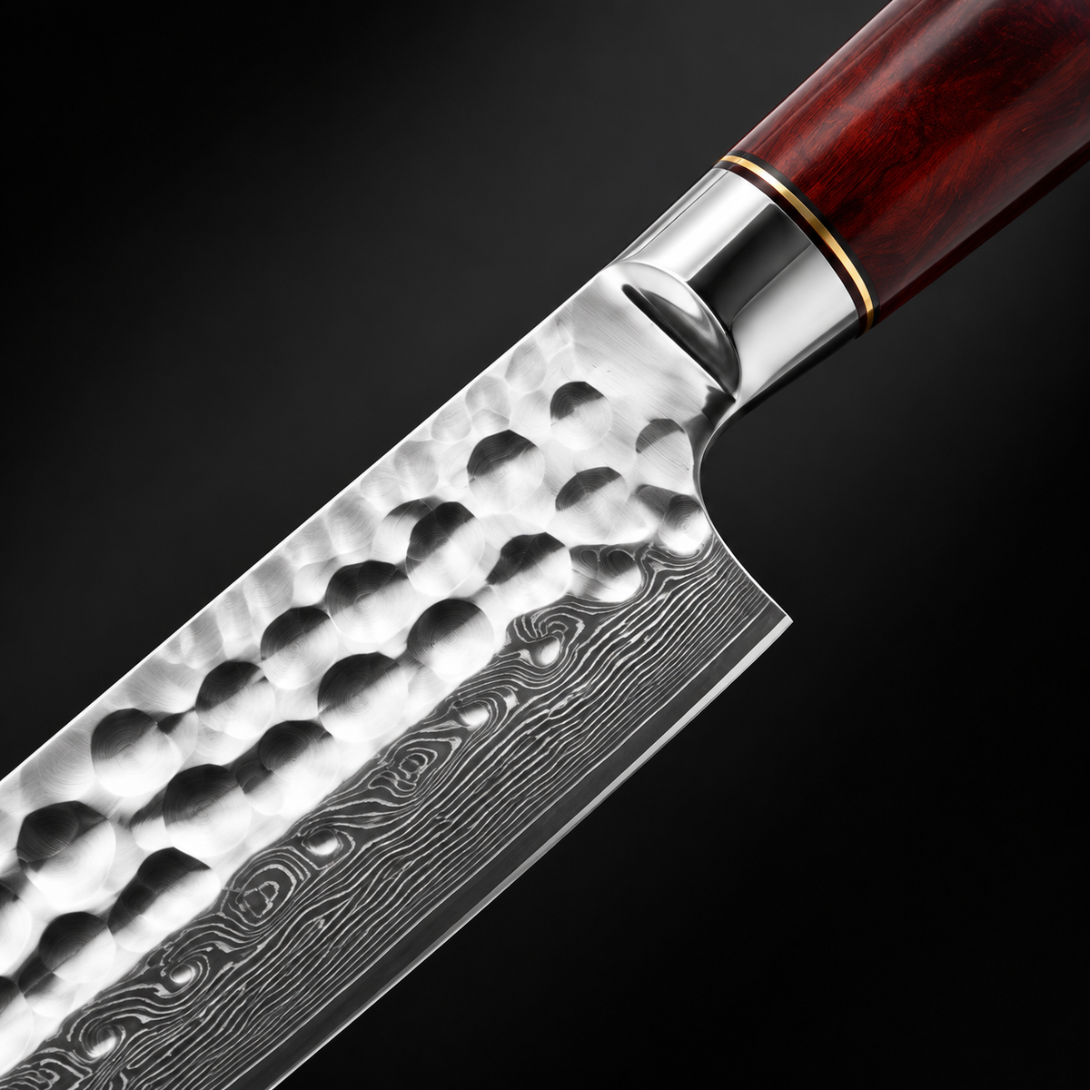 Couteau Japonais Santoku Sakoma | Couteau de Cuisine Japonais Polyvalent | Kensei Kaizen™