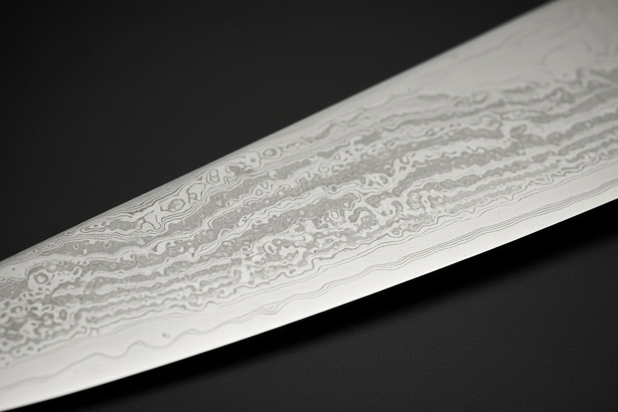Couteau Japonais de Chef Matsu | Couteau de Cuisine Japonais Damas 67 Couches | Ultra-Tranchant
