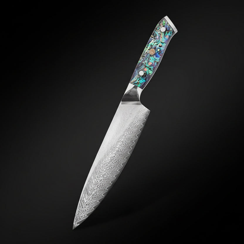 Couteau Japonais de Chef Nagasaki | Couteau de Cuisine Japonais Polyvalent | Kensei Kaizen™