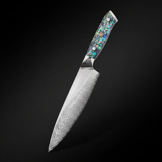 Couteau Japonais de Chef Nagasaki | Couteau de Cuisine Japonais Polyvalent | Kensei Kaizen™