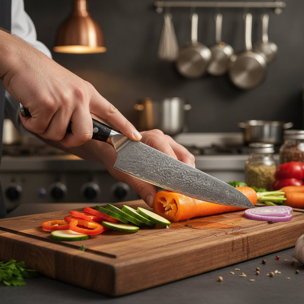 Couteau Japonais de Chef Nagoya | Couteau de Cuisine Japonais Polyvalent | Kensei Kaizen™