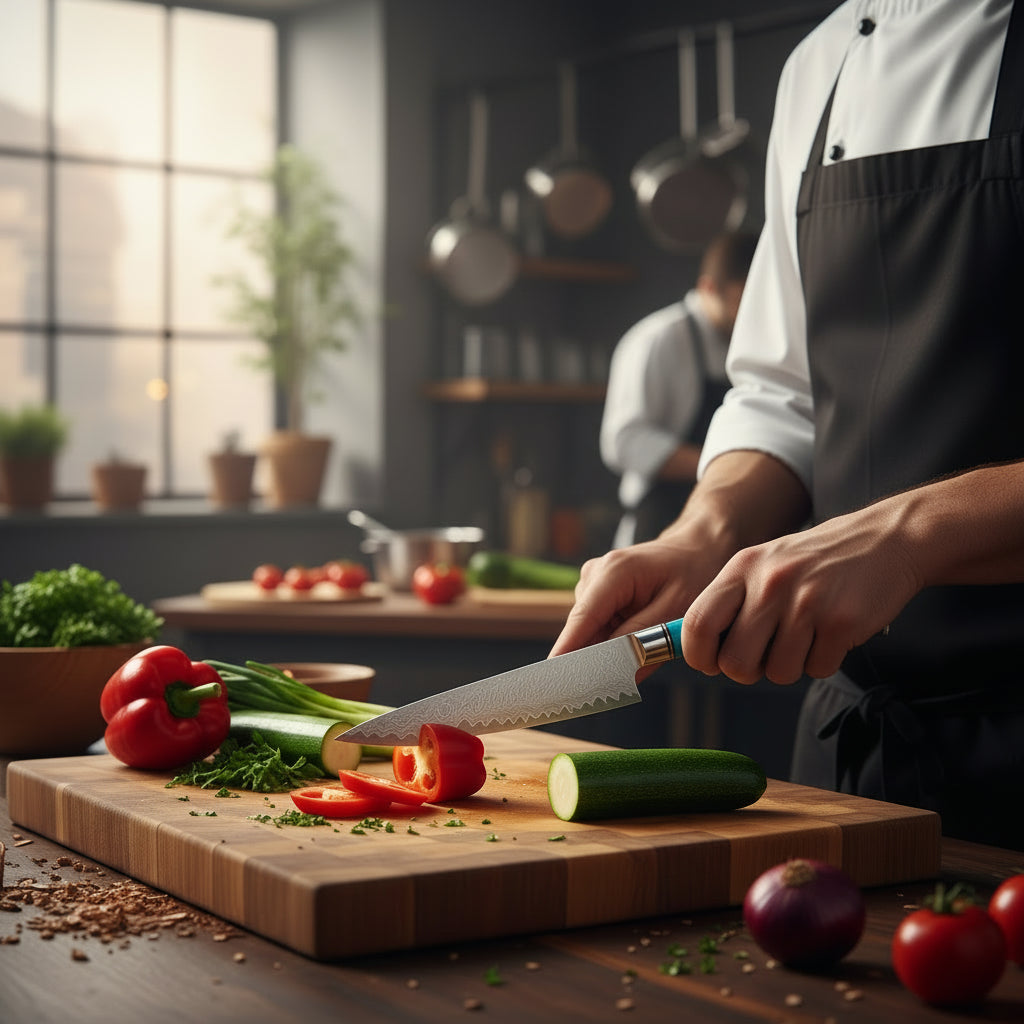 Couteau Japonais de Chef Niigata | Couteau de Cuisine Japonais Polyvalent | Kensei Kaizen™