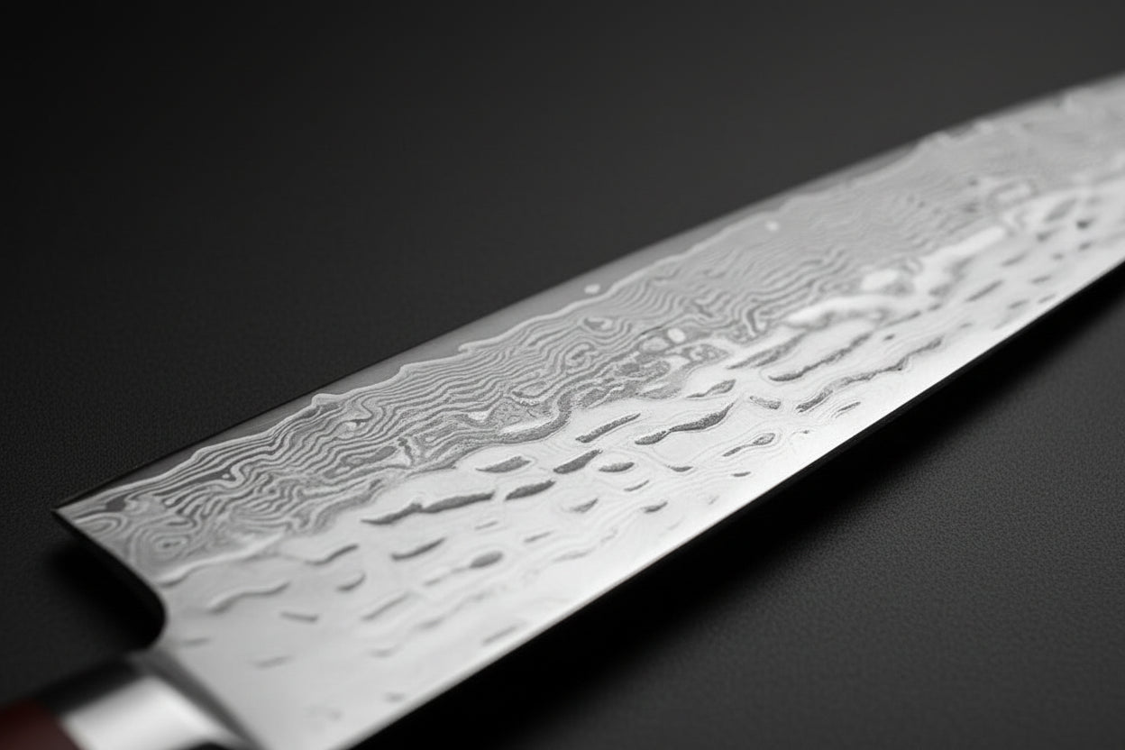 Couteau Japonais de Chef Shimoza | Couteau de Cuisine Japonais Haut de Gamme | Kensei Kaizen