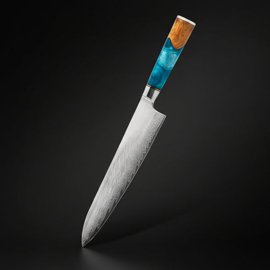 Couteau de Chef Japonais 25 cm Niigata | Couteau de Cuisine Japonais Professionnel | Kensei Kaizen™