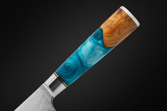 Couteau de Chef Japonais 25 cm Niigata | Couteau de Cuisine Japonais Professionnel | Kensei Kaizen™