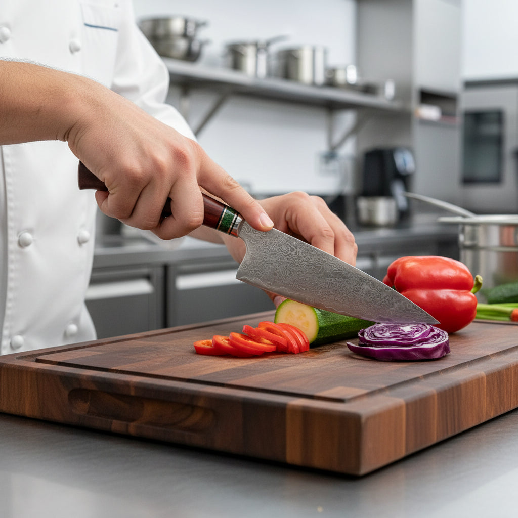 Couteau Japonais de Chef Sakaï | Couteau de Cuisine Japonais Haut de Gamme | Kensei Kaizen™