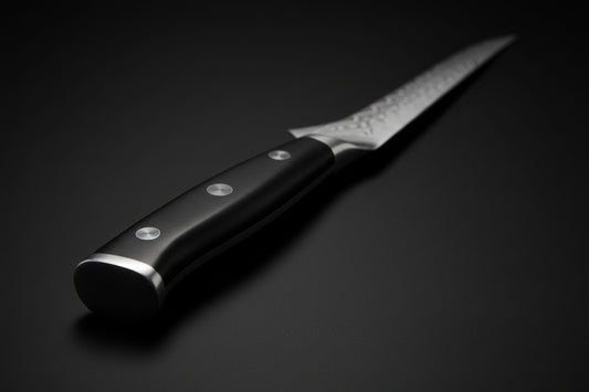 Couteau à Désosser Kimoya | Couteau de Cuisine Japonais Damas 67 Couches | Ultra-Précis