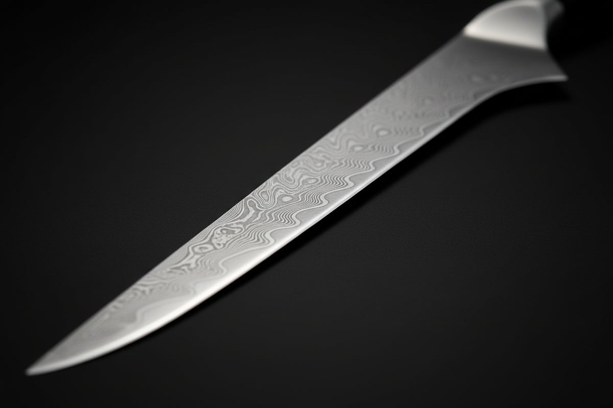 Couteau à Désosser Kimoya | Couteau de Cuisine Japonais Damas 67 Couches | Ultra-Précis