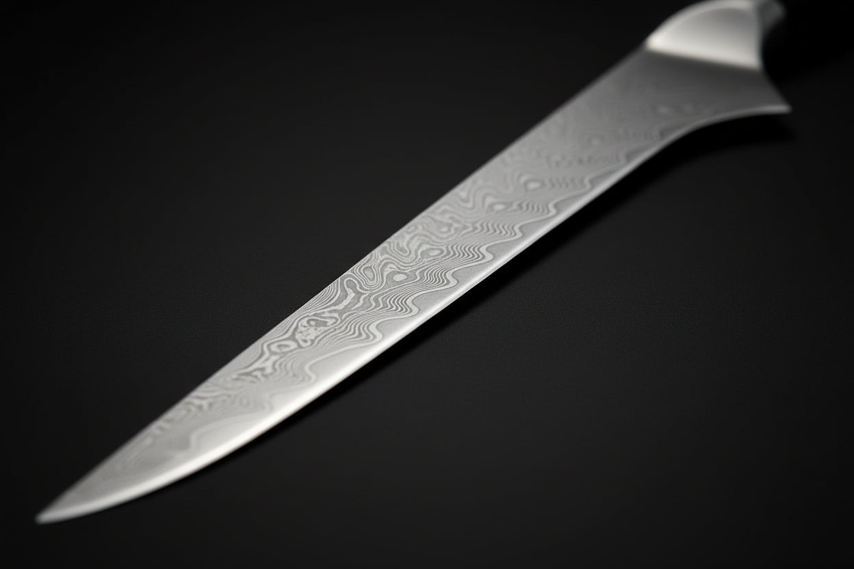 Couteau à Désosser Kimoya | Couteau de Cuisine Japonais Damas 67 Couches | Ultra-Précis