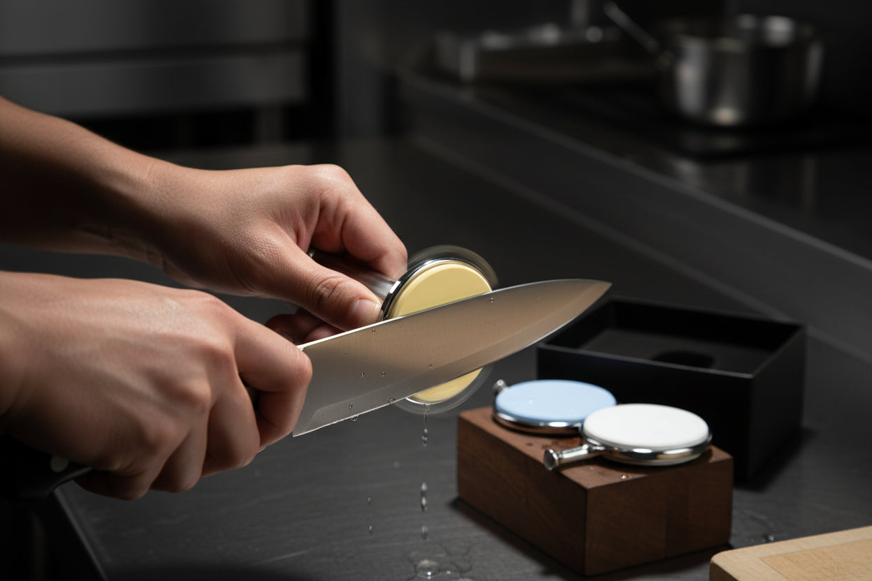 Lot de 3 disques aiguiseur professionnel