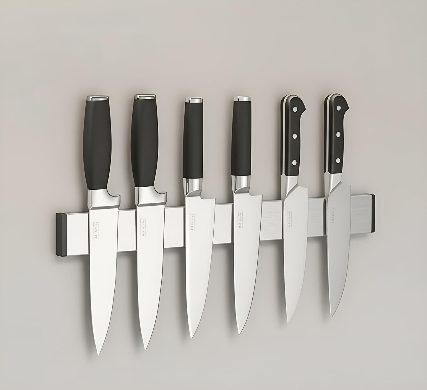 Mugen Magnetic Bar – Porte-Couteaux Mural Magnétique Kensei Kaizen 40cm | Acier Inoxydable 304