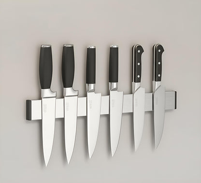 Mugen Magnetic Bar – Porte-Couteaux Mural Magnétique Kensei Kaizen 40cm | Acier Inoxydable 304