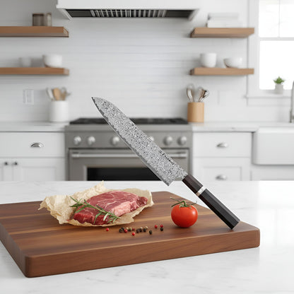 Couteau Santoku Japonais Damas – Kensei Kaizen Lame 67 couches