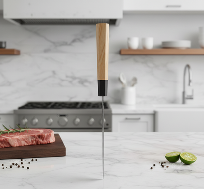 Couteau Santoku Japonais Damas – Kensei Kaizen