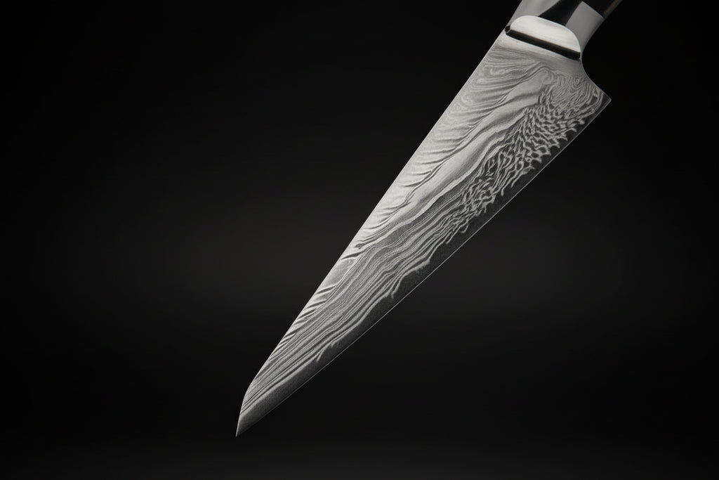 Akita Honesuki Japanisches Messer | 67-lagiges Damast-Küchenmesser | Ultrascharf