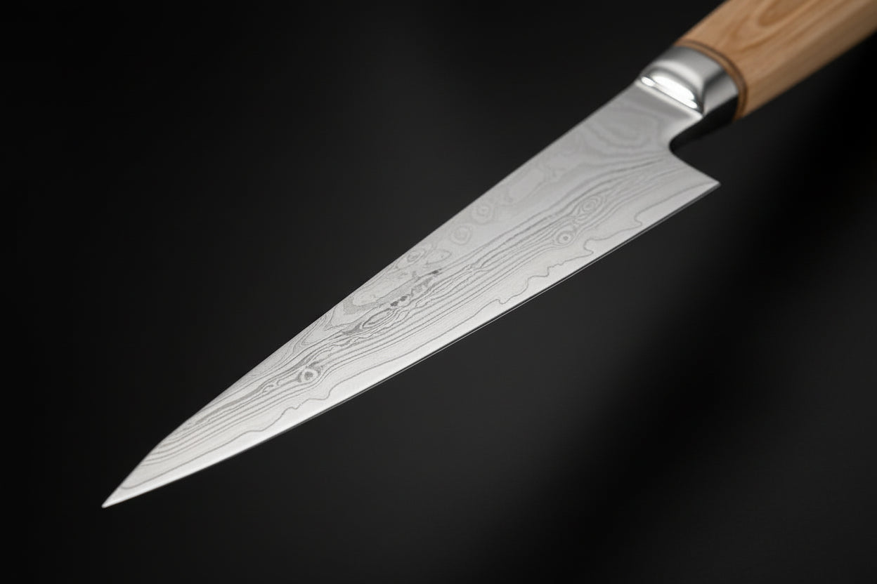 Couteau Japonais Honesuki Matsu | Couteau de Cuisine Japonais Damas 67 Couches | Ultra-Précis