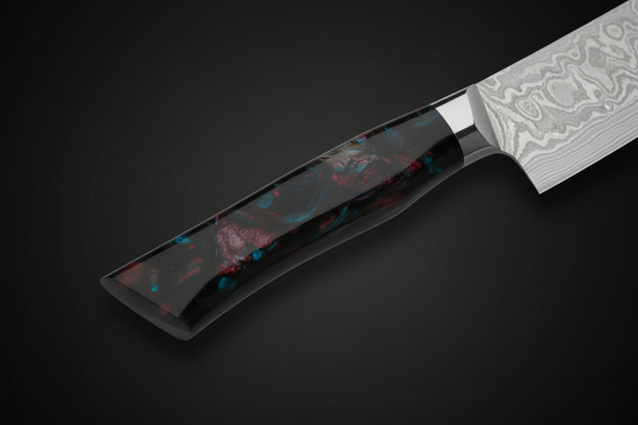 Couteau en Acier Kiritsuke Akita Japonais – Lame Précision ,couteau de cuisine Profesionnel