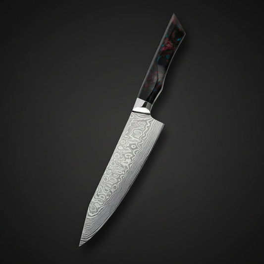 Couteau en Acier Kiritsuke Akita Japonais – Lame Précision ,couteau de cuisine Profesionnel