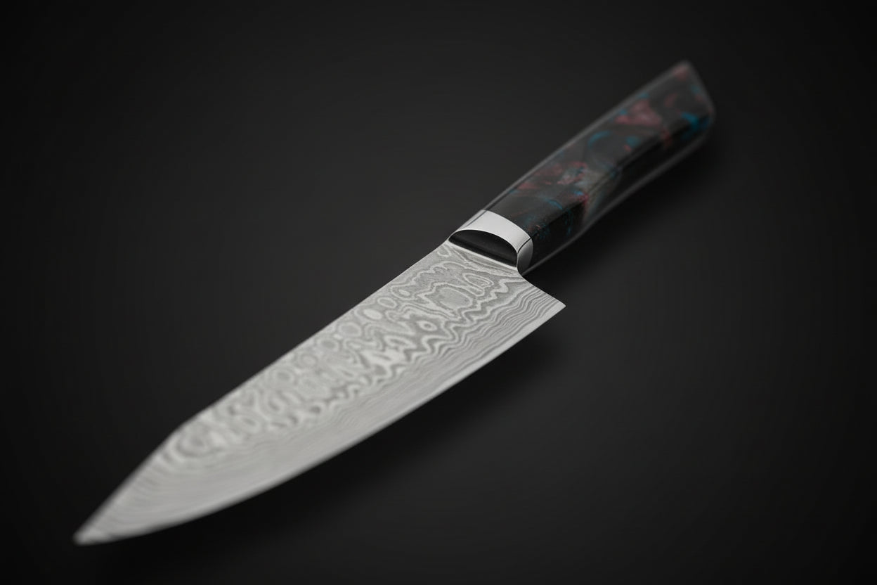 Couteau en Acier Kiritsuke Akita Japonais – Lame Précision ,couteau de cuisine Profesionnel