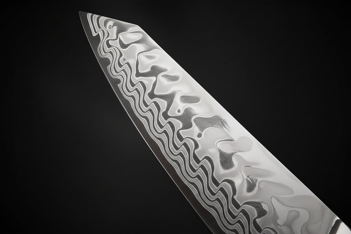 Couteau Japonais Kiritsuke Miyazaki | Couteau de Cuisine Japonais Précision | Kensei Kaizen™