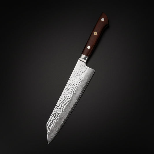 Couteau Japonais Kiritsuke Shimoza | Couteau de Cuisine Japonais Haut de Gamme | Kensei Kaizen