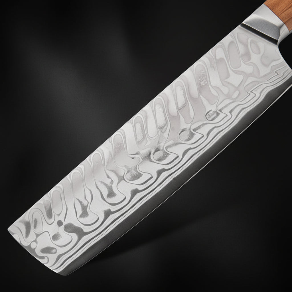 Couteau Japonais Nakiri Miyazaki | Couteau de Cuisine Japonais Légumes | Kensei Kaizen