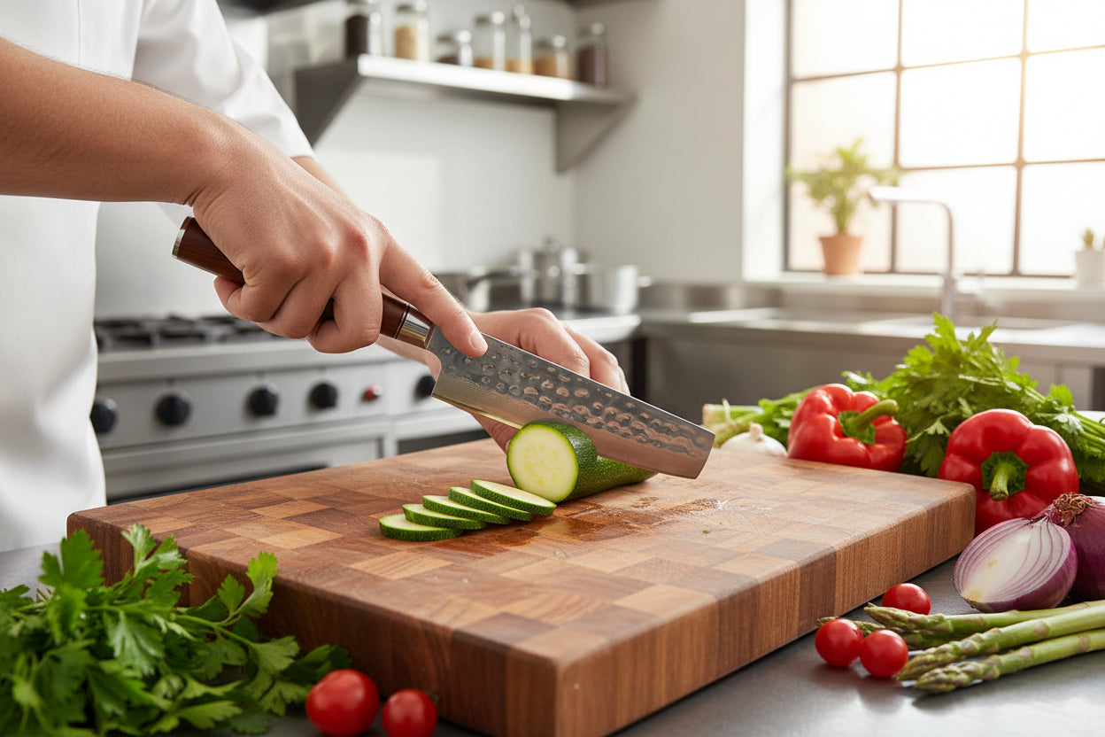 Japanisches Nakiri-Sakoma-Messer | Japanisches Küchenmesser für Gemüse | Kensei Kaizen™