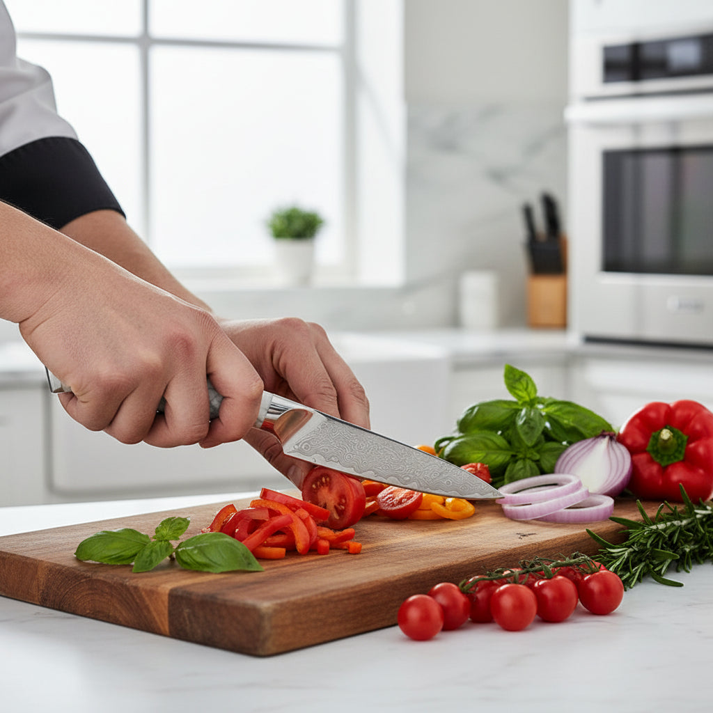 Couteau Japonais d'Office Akashi | Couteau de Cuisine Japonais Précis | Kensei Kaizen™
