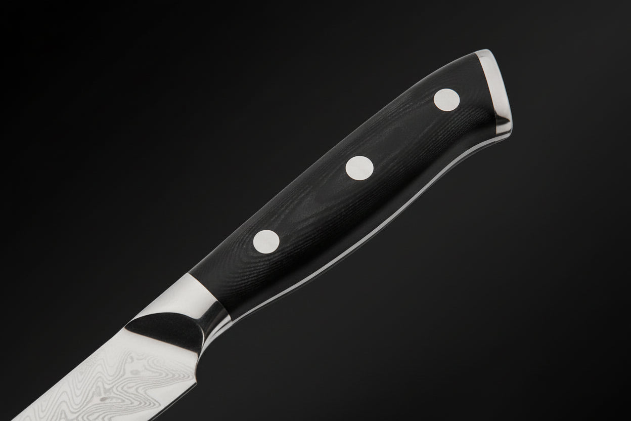 Couteau Japonais d’Office Kimoya | Couteau de Cuisine Japonais Damas 67 Couches | Ultra-Précis