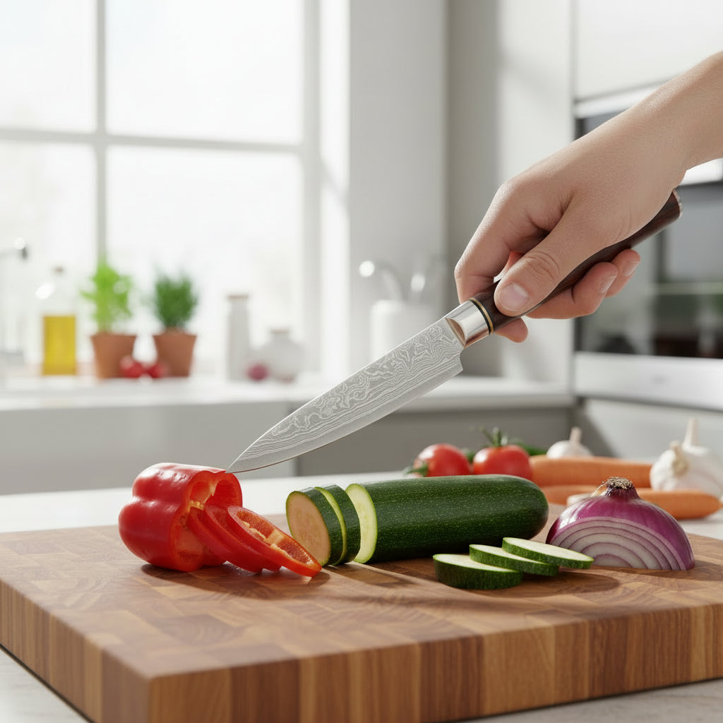 Couteau Japonais d’Office Sakoma | Couteau de Cuisine Japonais Précis | Kensei Kaizen™