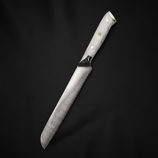 Couteau Japonais à Pain Akashi | Couteau de Cuisine Japonais Précision | Kensei Kaizen