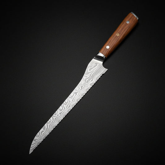 Couteau à Pain Miyazaki | Couteau de Cuisine Japonais Précision | Kensei Kaizen™