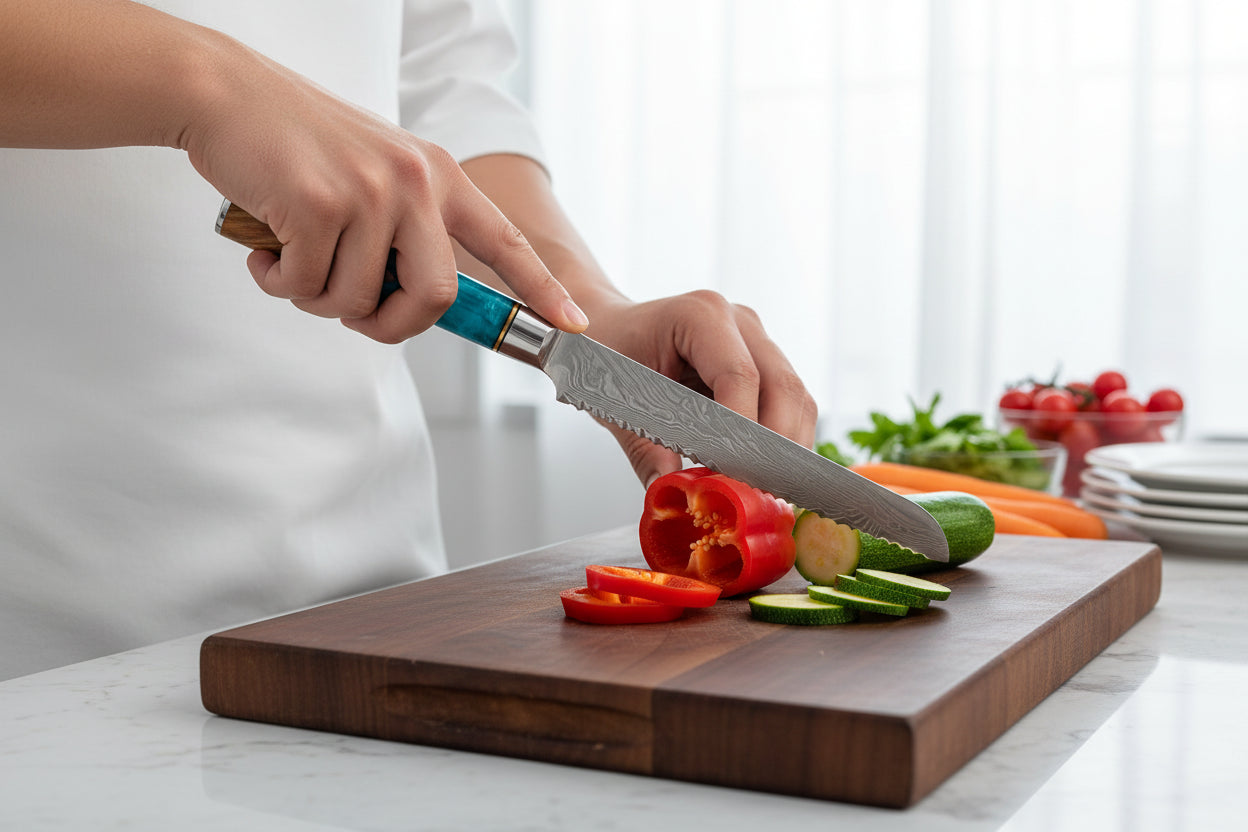 Couteau à Pain Niigata | Couteau de Cuisine Japonais Précision | Kensei Kaizen™