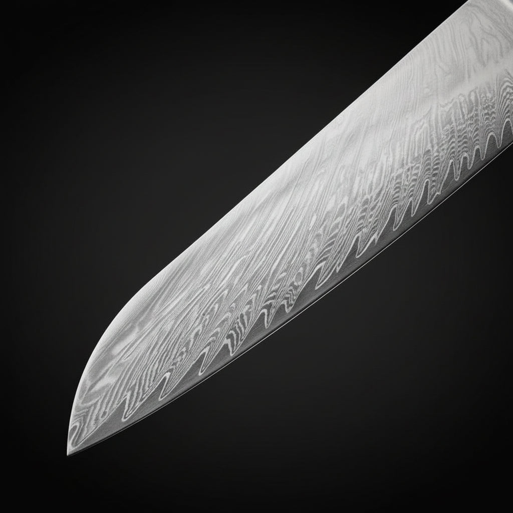 Couteau Japonais Santoku Niigata | Couteau de Cuisine Japonais Polyvalent | Kensei Kaizen™