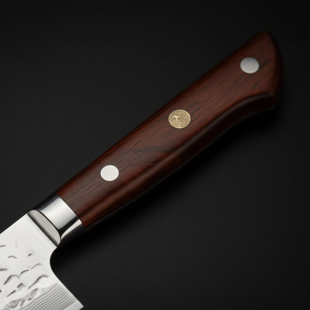 Couteau Japonais Santoku Shimoza | Couteau de Cuisine Japonais Polyvalent | Kensei Kaizen™