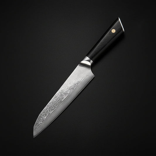 Couteau Japonais Santoku Yoko | Couteau de Cuisine Japonais Polyvalent | Kensei